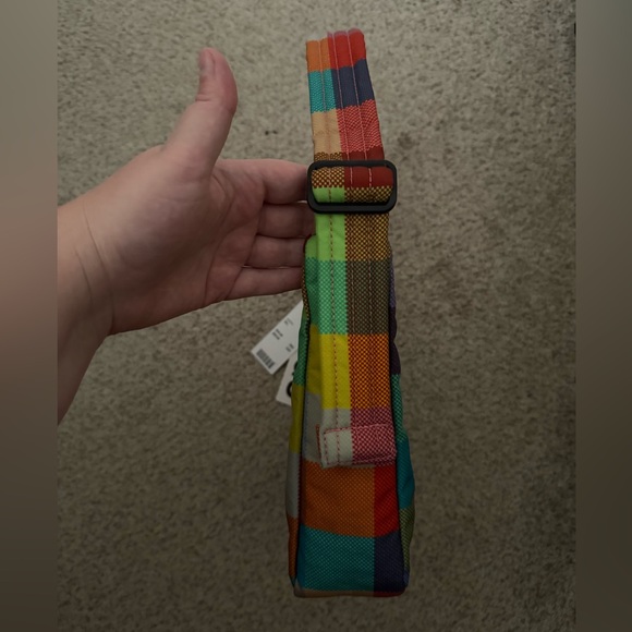 NWT Baggu Mini Nylon Madras Shoulder Bag - Picture 4 of 13